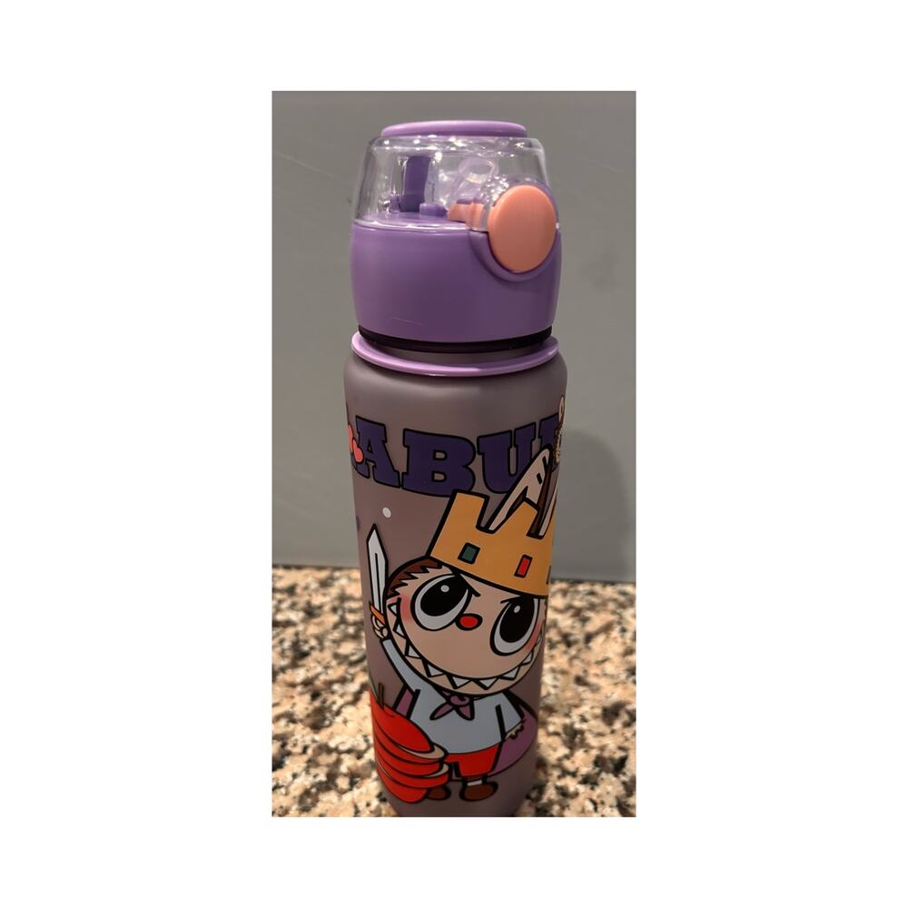 La bubu matte purple water bottle 24 oz kids adult school sport king